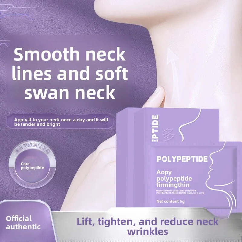 

Укрепляющая маска для шеи, 5 шт., 6 г — пептидная и гиалуроновая кислота для уменьшения морщин и глубокого увлажнения