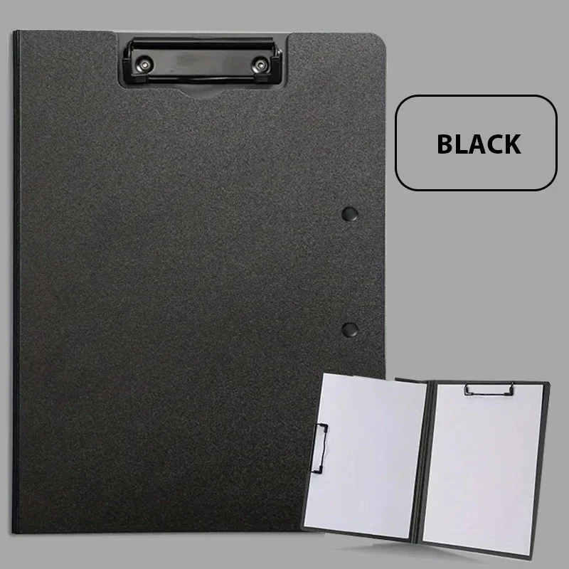 A3/A4 Profile Clipboard Double Clip Clip Board 100 Sheets Office Documents Organizer Writing Pad Paper Storage File Folders