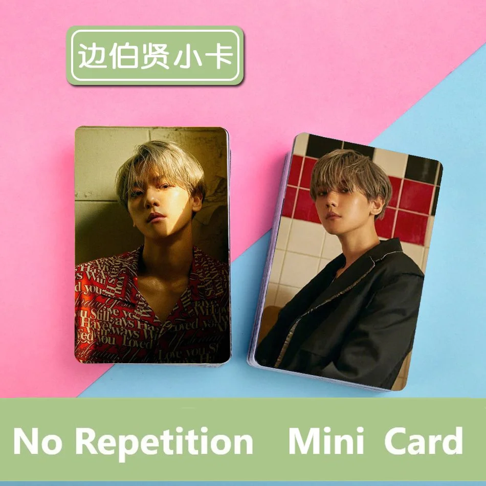 

Series3 No Repetition Baek-Hyun Byun BaekHyun Mini Card Wallet Lomo Card With Photo Album Fans Gift