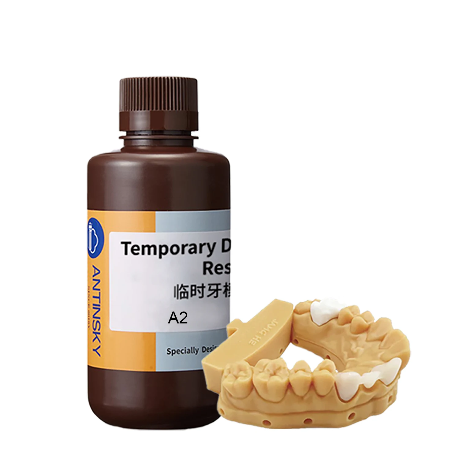 

Antinsky Temporary Dental Model Resin 0.5kg for HeyGears/SprintRay/3D Systems LCD DLP Printer High Precision 3D Dental Resins