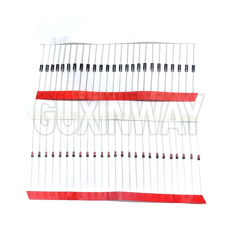 100 قطعة 8 قيم ديود طقم مكونات إلكترونية التبديل السريع مجموعة شوتكي 1N4148 1N4007 1N5819 1N5399 1N5408 1N5822 FR107 FR207 #5
