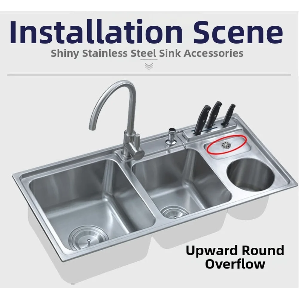 PP PVC Hose Sink Overflow Pipe Plumbing Repair Reinforced Drain Pipe Upward Overflow Design Flexible Bendable Hose