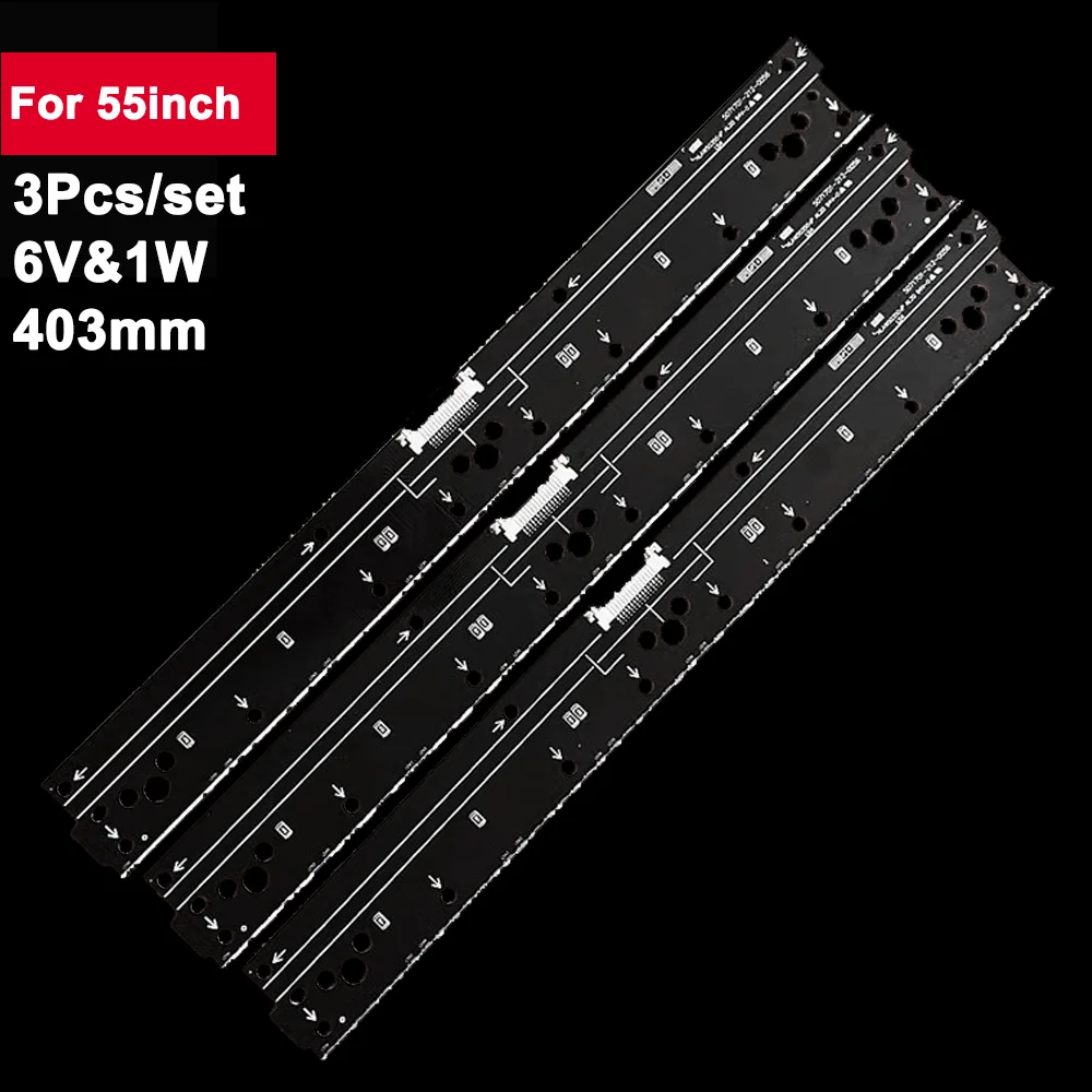 

403mm 3pcs TV Backlight Strips For SONY 55INCH 56Lamps XBR-55X900C KD-55X9000C 55X9005C NLAW50350 5071701-212-0056