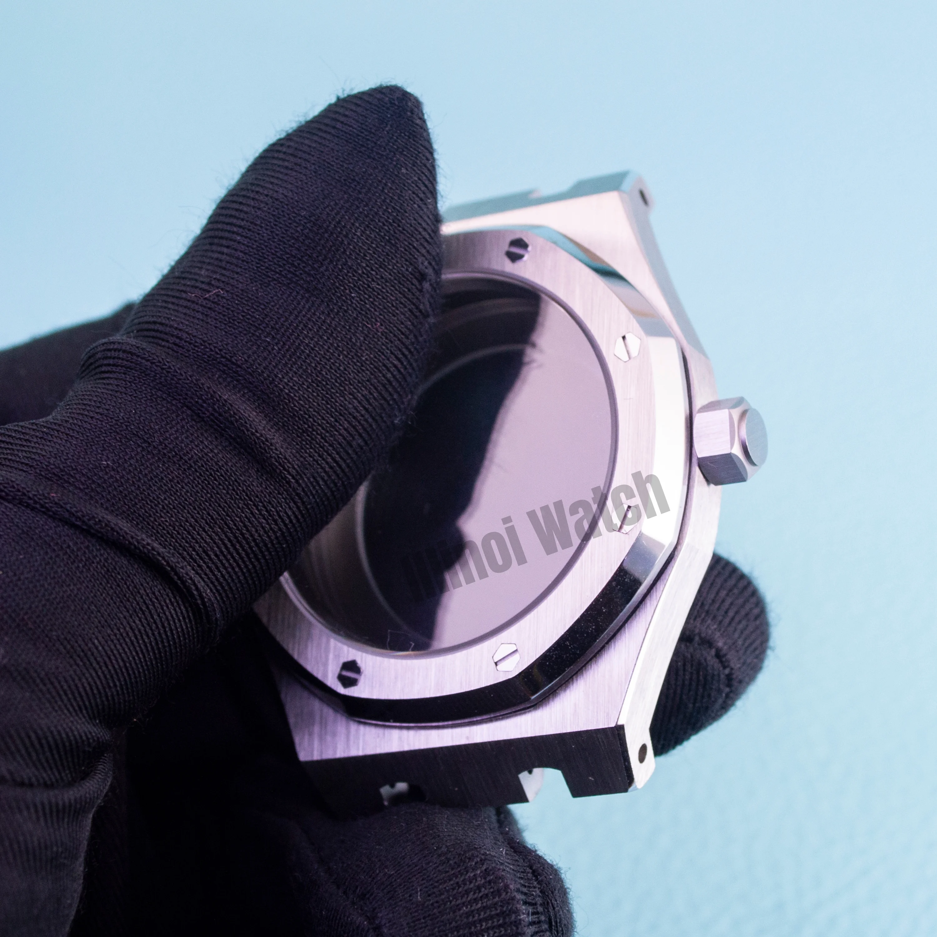 

Octagon Case 41mm Watch Case Strap Sapphire Glass Stainless Steel 10ATM Waterproof for Royal NH35 NH36 Movement 31.8mm Dial