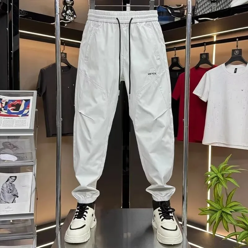 Neue Männer Casual Hosen Jogginghose Koreanischen Stil High Street Schwarz Weiß Hosen Herbst Jogging Männer Kleidung Streetwear Kleidung