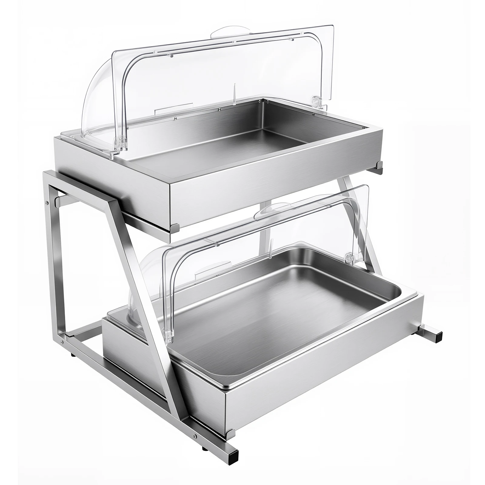 Food X - VEVOR Contenedor Expositor de Mostrador para