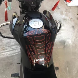 Universal Fuel Tank Sticker for Motorcycle Tank Pad Fish Bone Mat Oil Gas Tank Protector Motorcycle Cover Decal Decoration