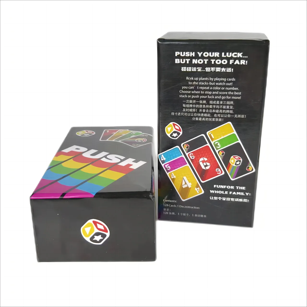 Push Card Game - Exhilarating Card Game Adults, and Teens Strategy Board Game- Family Game Up - 2 to 6 Players gallery 1