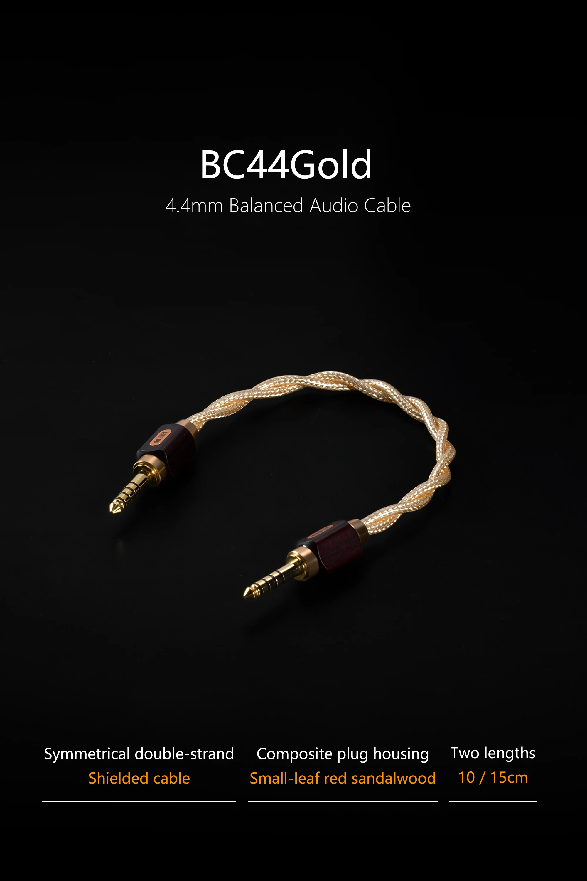 Vorbestellung des DDHIFI BC44Gold 4,4-mm-Symmetrischen Audiokabels mit Floating-Shield-Design – Detail 1