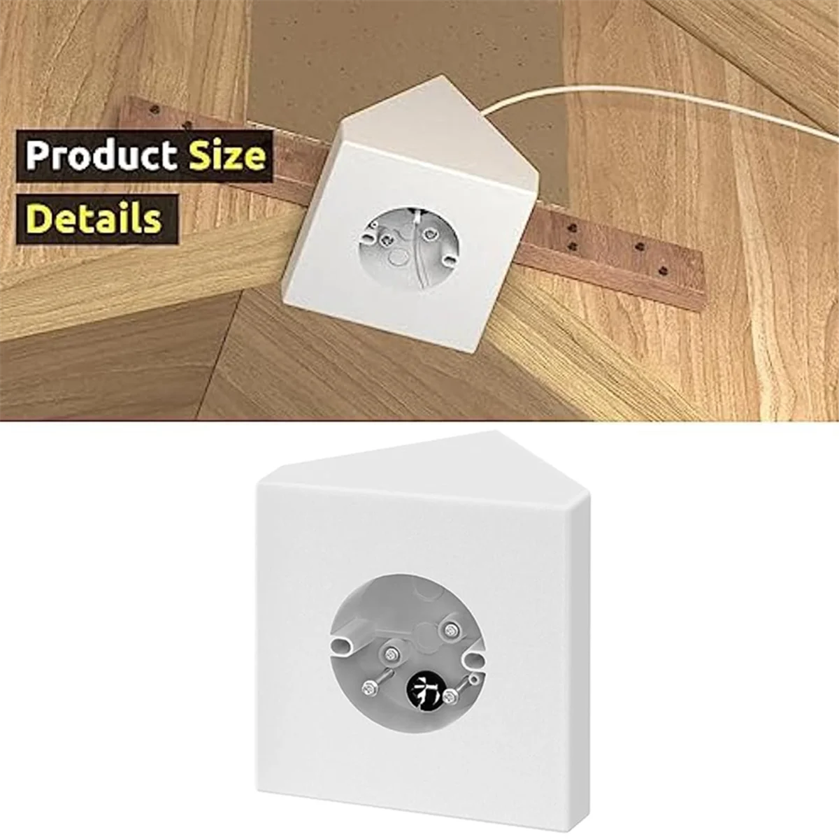 BAAQ 2 шт. монтажная коробка для потолочного вентилятора, монтажный кронштейн потолочного вентилятора, монтажный комплект потолочного вентилятора, монтажный кронштейн для вентилятора FB900-1