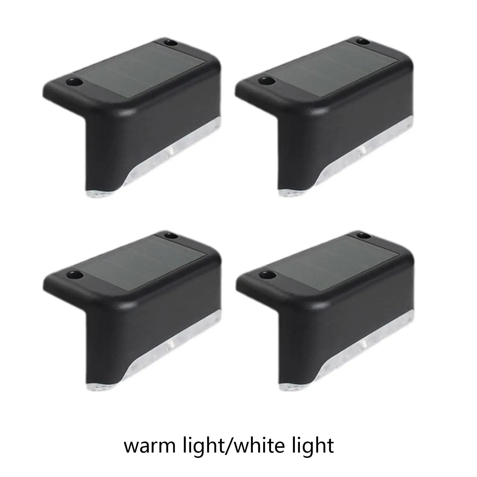 4x LED Waterproof Lighting LED Steps Lamps for Outside Railing Pathway Step