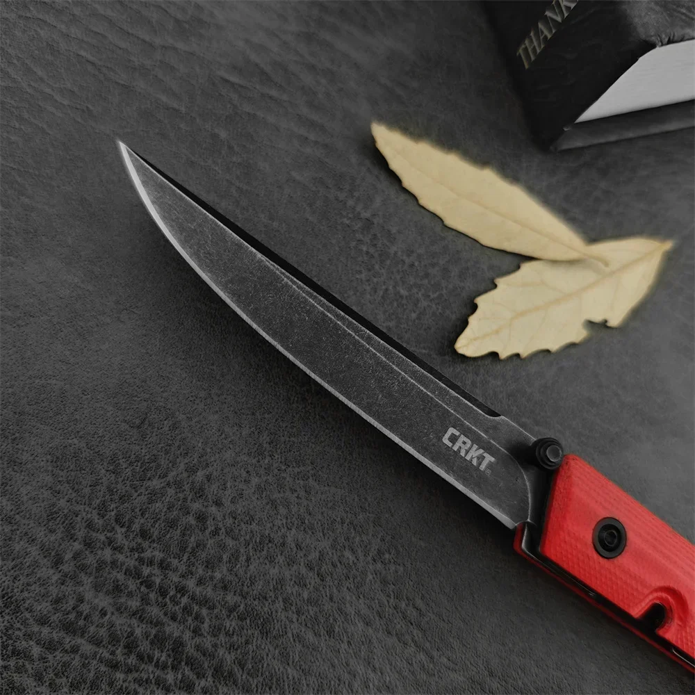 Slim CRK 7096 CEO Gentleman\'s Pocket Folding Knife 8CR17Mov Blade G10 Handle Outdoor Camping Hunting Knives EDC Tactical Tools