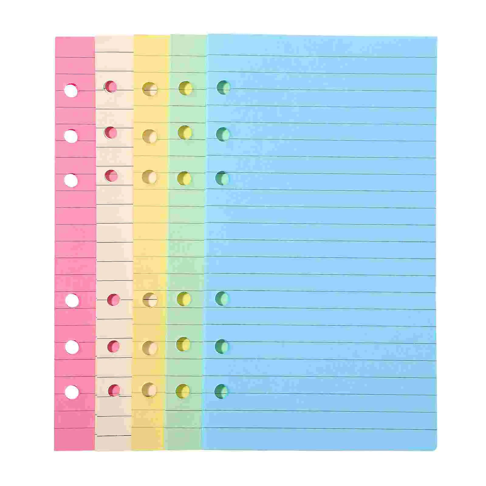 

Tolerable Pen Paper Loose Leaf Planner Fillers 6-Hole Inserts Notes for Note-taking Lined Refills