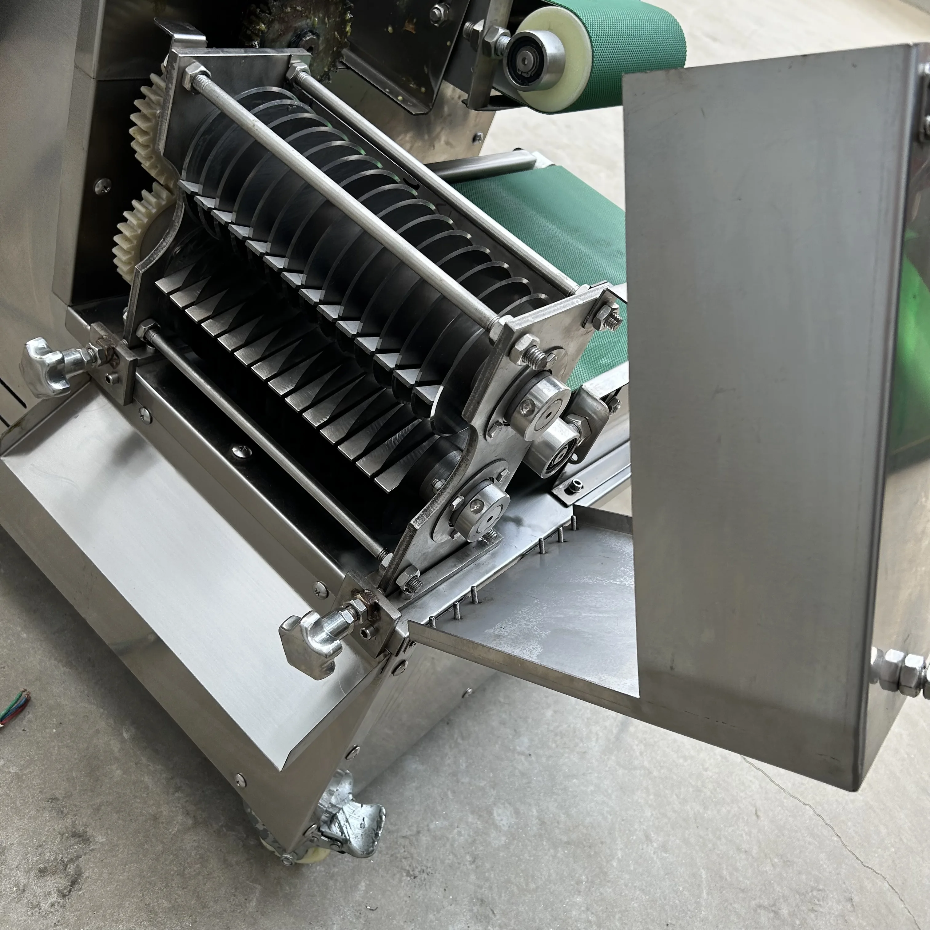 Автоматическая машина для резки курицы, машина для резки кубиков свежего мяса