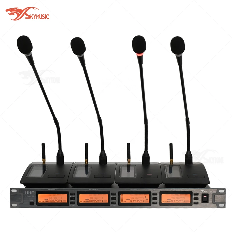 

GT Series Wireless Conference System, LCD Display for More Convenient Operation