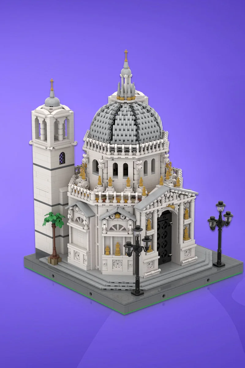 Gobricks MOC Basilica di Santa Maria Della blocs de construction modèle allemand Architecture médiévale briques assemblage jouets enfants cadeau