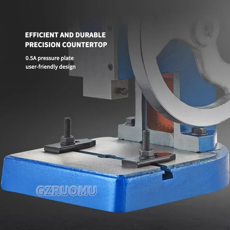 

Small Desktop Manual Hand-Cranking Disc Punching Machine, JA-2-0.6T Mechanical Press, Pneumatic Punching Machine
