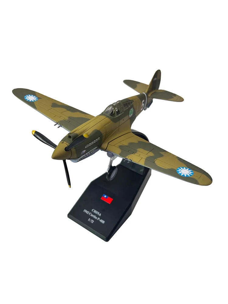 

1:72 1/72 Scale WWII Curtiss P40 Warhawk Fighter Diecast Metal Plane Aircraft Model Children Gift Toy Ornament