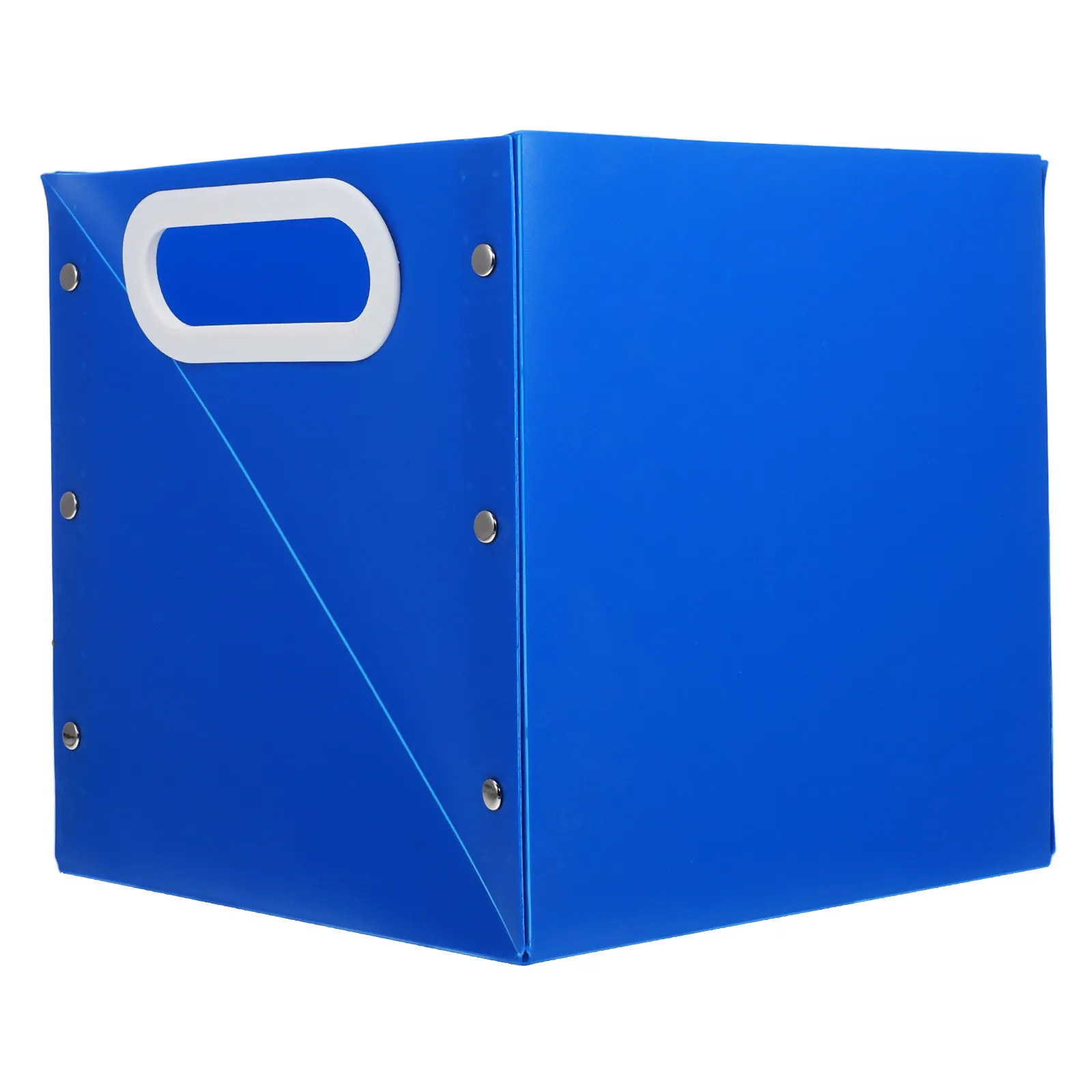 Foldable Desktop File Organizer Bin for Makeup, Stationery & Office Supplies – Compact Storage Box