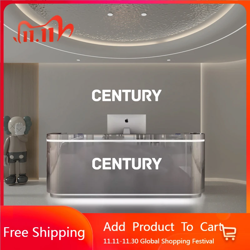 

Modern Company Reception Desks Executive Restaurant Shop Beauty Hotel Reception Desks Design Comptoire Accueil Lounge Furniture