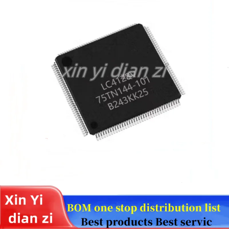 1pcs/lot LC4128V-75TN144C  LC4128V 75TN144C  QFP144 memory ic chips in stock