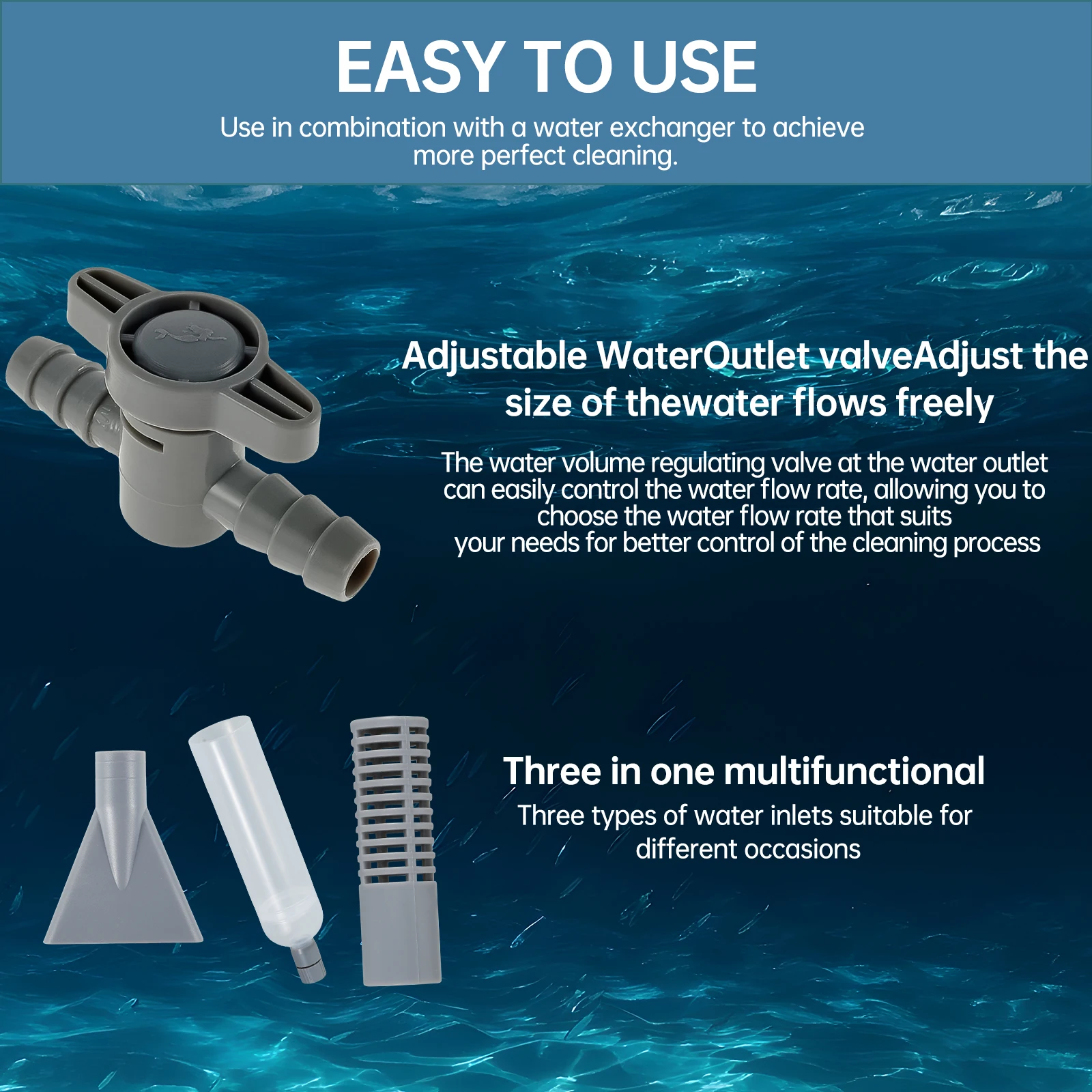 Hot Tub Vacuum Cleaner 10ft Swimming Pool Vacuum Cleaner Manual Handheld Spa Vacuum Cleaner with Strong Suction Fish Tank Cleane