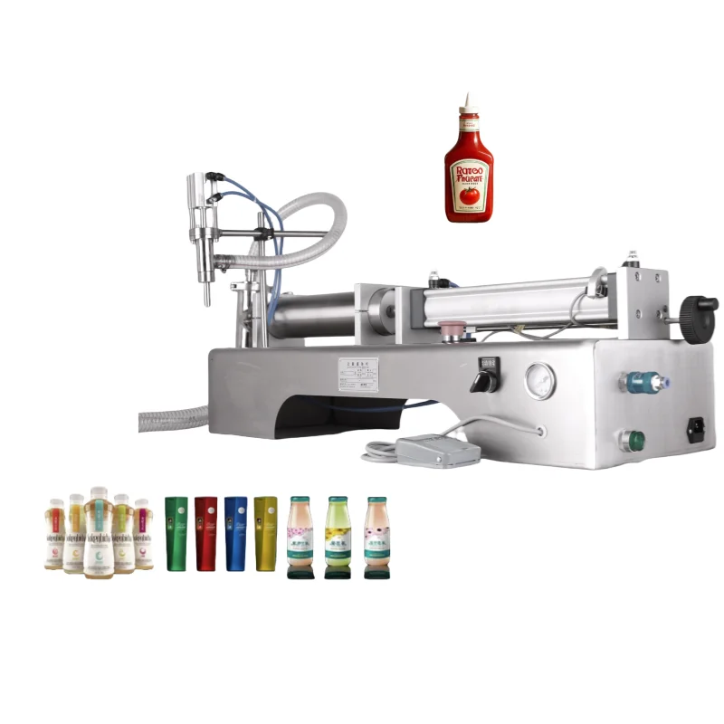 

50ml Water Bottle Liquid Cosmetics Oil Juice Can Filling Machine Semi Automatic