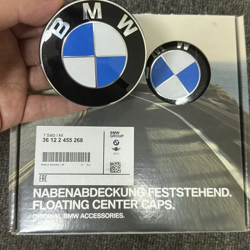 BMW GROUP 4 pièces 56MM 68MM capuchon central de roue flottant pour BMW M E39 E46 E60 E90 F10 F30 G32 G38 G01 G02 G05 F45 F46 F48 F49 F39 F90