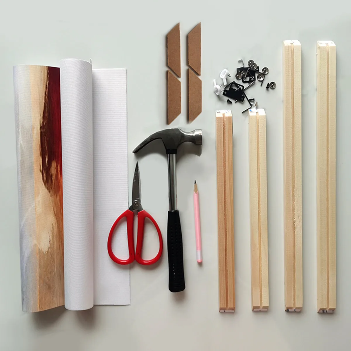 Massivholz-Bilderrahmen DIY-Set zur Wanddekoration, Poster-Rahmen, Geburtstagsparty-Deko, Geeignet für Alle Altersgruppen – Detail 7