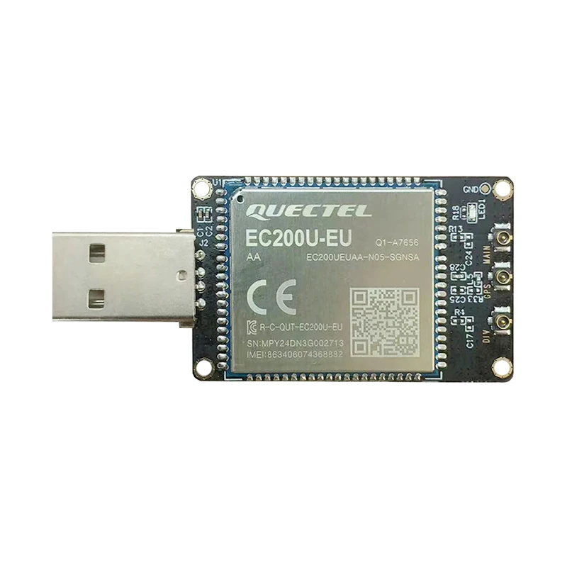 Quectel EC200U-EU LTE Cat1 Module USB DONGLE With GPS Receiver BT TTL 4PIN Serial Port Replace EC21-E EC21-EU EC200A-EU EC25-E