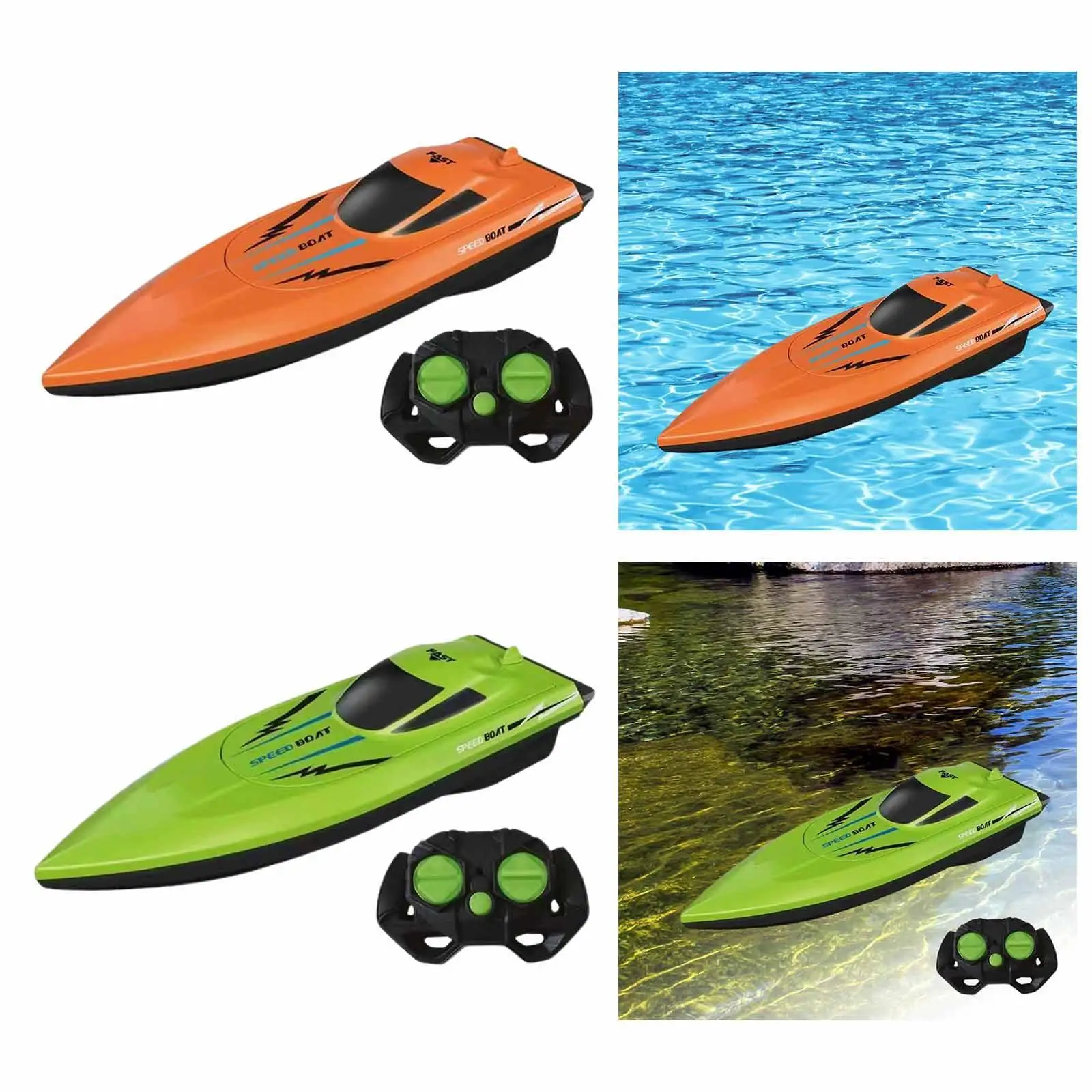 RC Boat Remote Control Boat for Pools and Lakes for Streams Outdoor Child