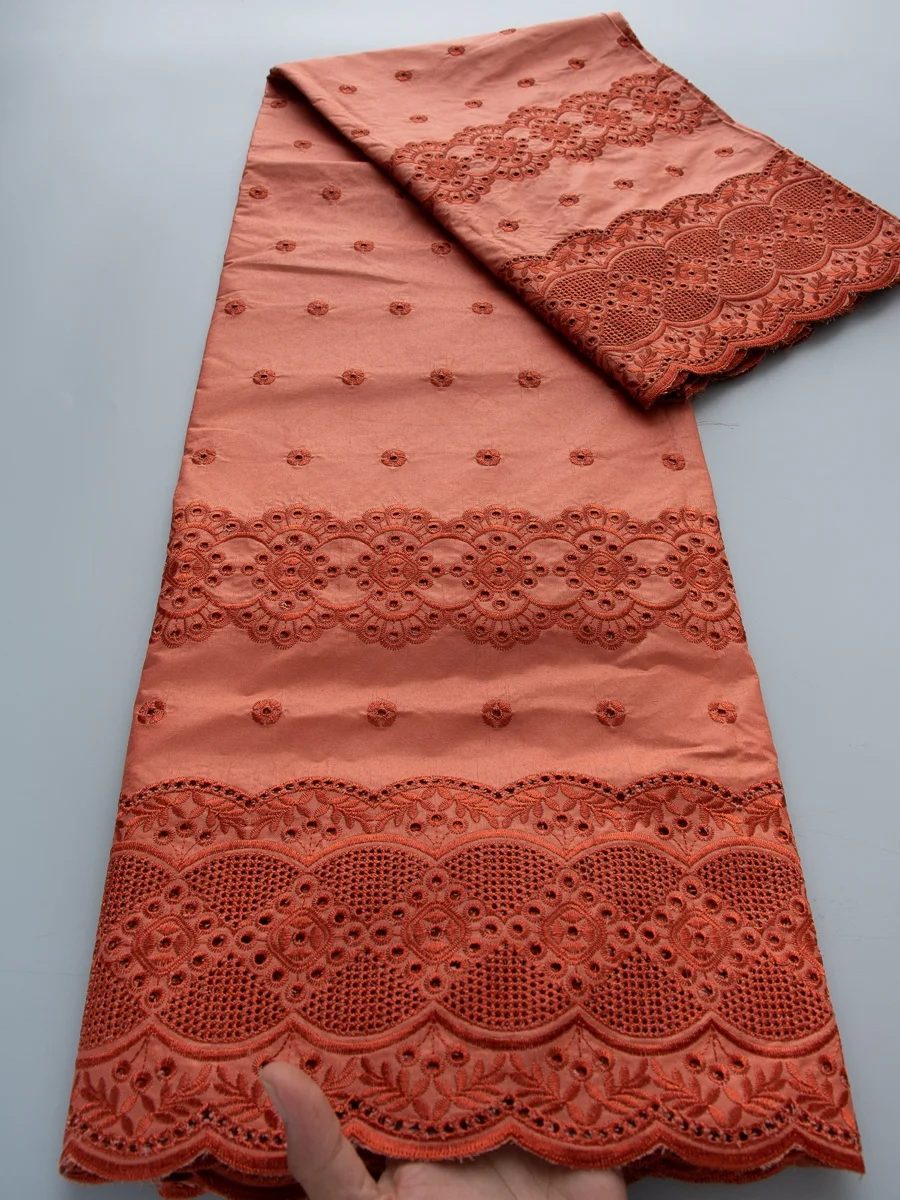 Kalume Lace Fabric 2026 High Quality Lace 5Yards African Dry Cotton Lace Fabric Polish Men Lace fabric For Evening Party F4968