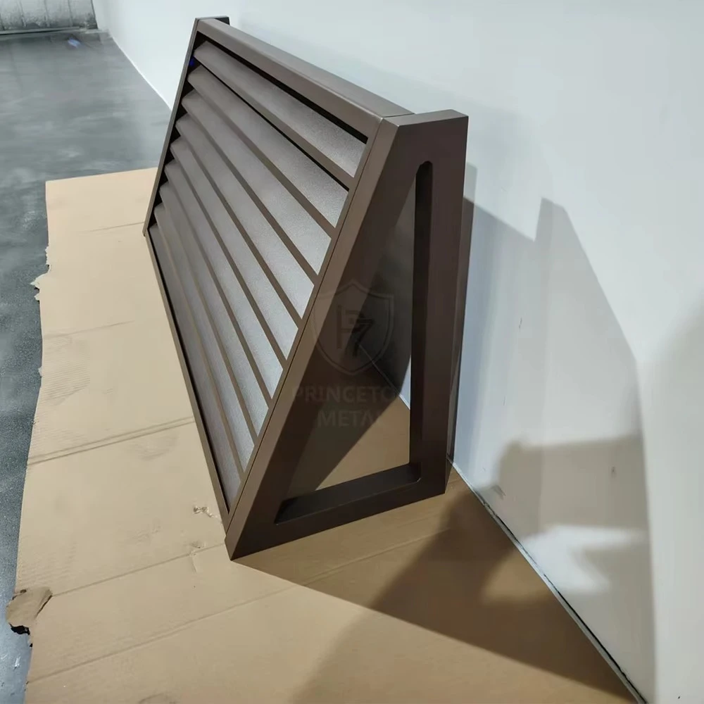 Aluminum Air Conditioning Cover Heavy Duty Outdoor Air Conditioning Cover Privacy Screen Ventilation Shield Suitable for Home