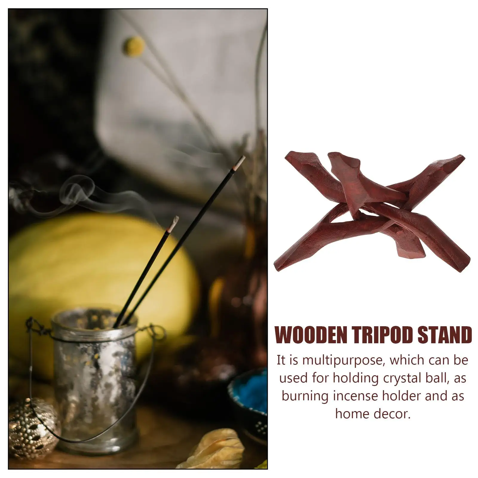 Snake Statief Display Rack Stand Vorm Kristal Abalone Houten Picturale