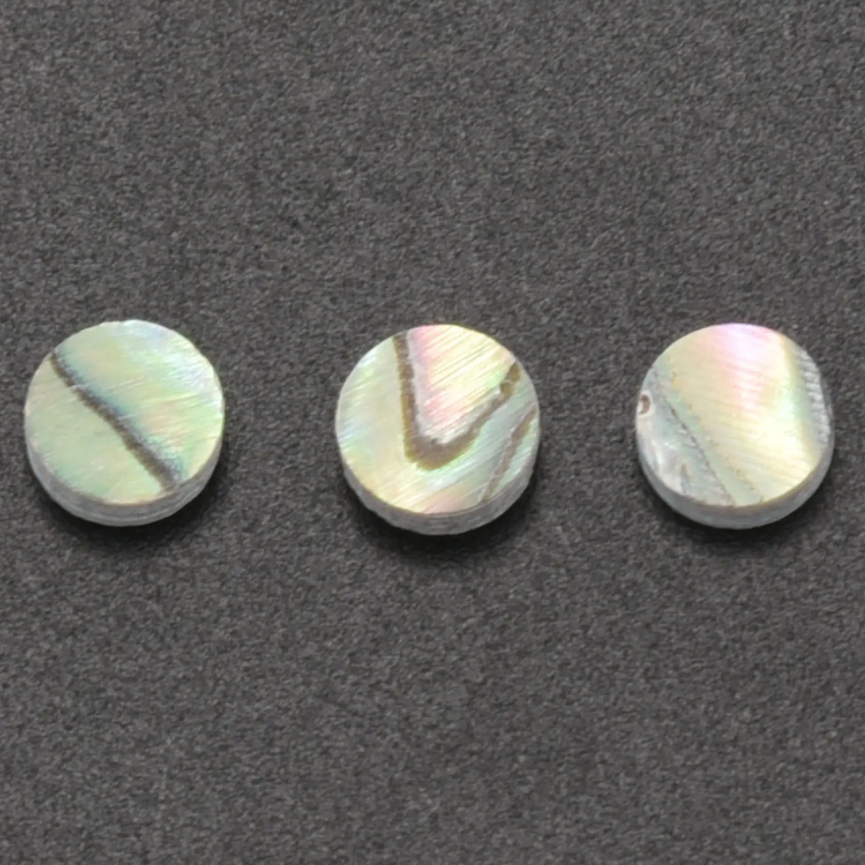 12 шт., новая Зеландия, морское ушко, инкрустация в горошек, 6 мм, боковой маркер для гитары, укулеле, бас, хит продаж