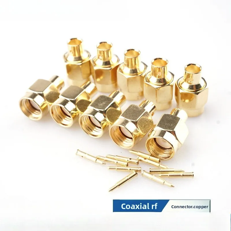 SMA Male (Female Pin) Solder FOR Semi-rigid B3 RG402 Cable Connector 10PCS