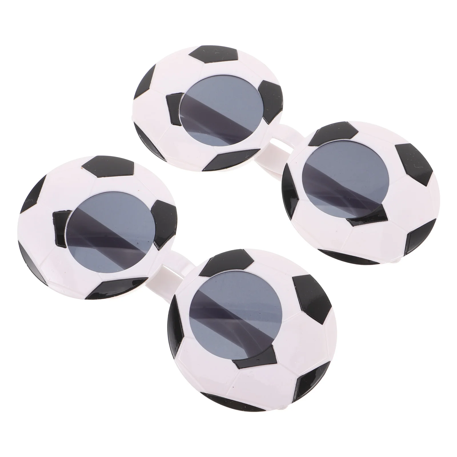 2pcs Soccer Ball Style Party Glasses Lightweight Portable Football Eyewear Props For Game Day Decorative Novelty