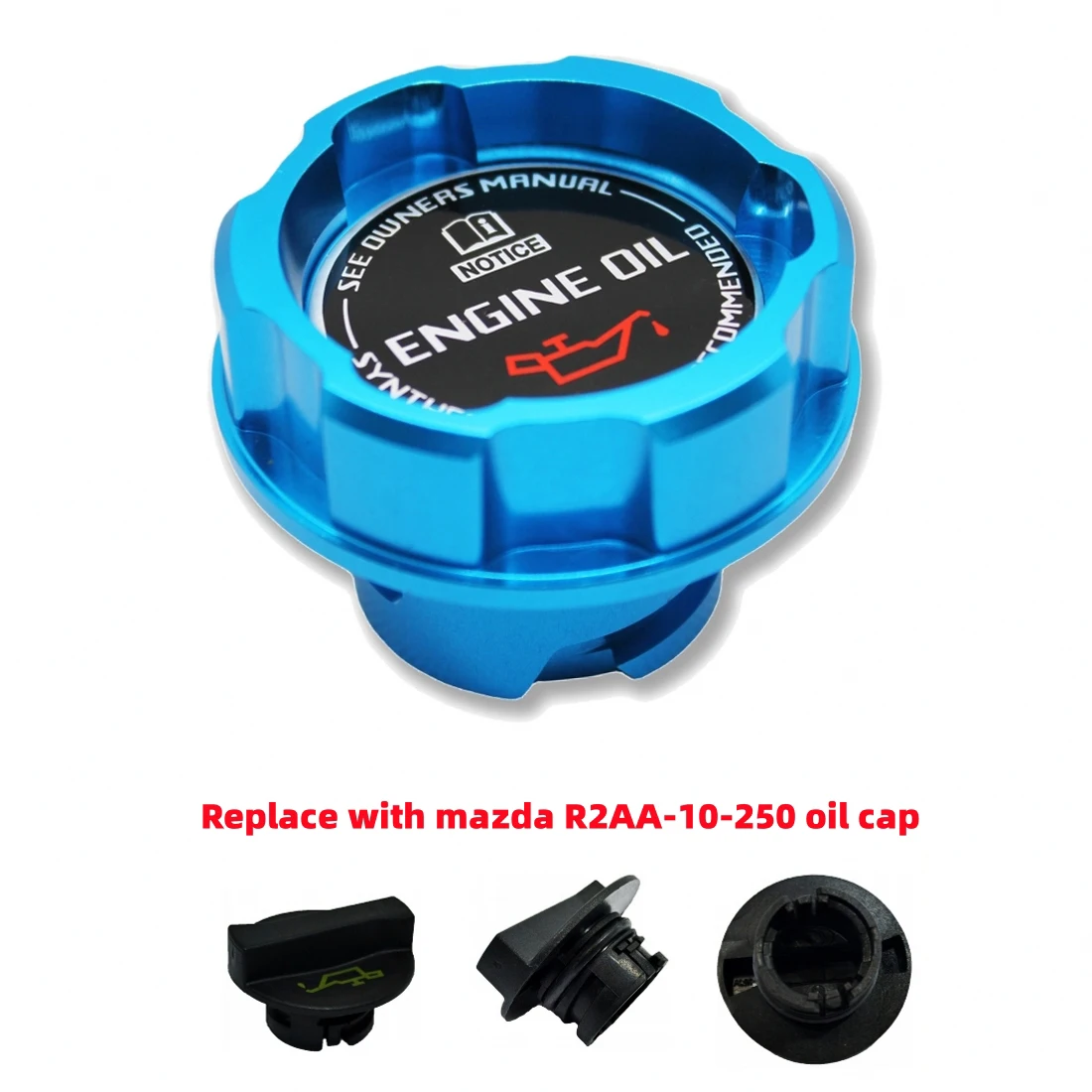 Aluminum ENGINE Oil Cap for MAZDASPEED MAZDA 2,3,5,6 MAZDA6 WAGON MIATA MX-5 CX-3 CX-5 ATENZA Axela Car Accessories JDM Style