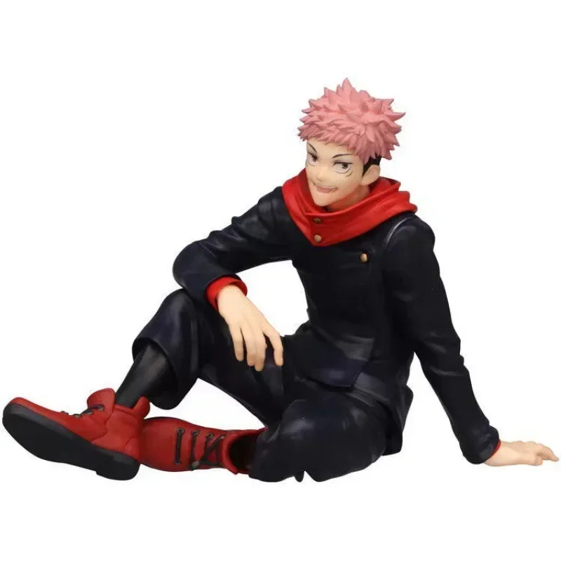 Jujutsu Kaisen figura Itadori Yuji Anime Pvc modelo 8CM adornos colección muñeca escritorio para exhibición muñeca regalo juguete para niños