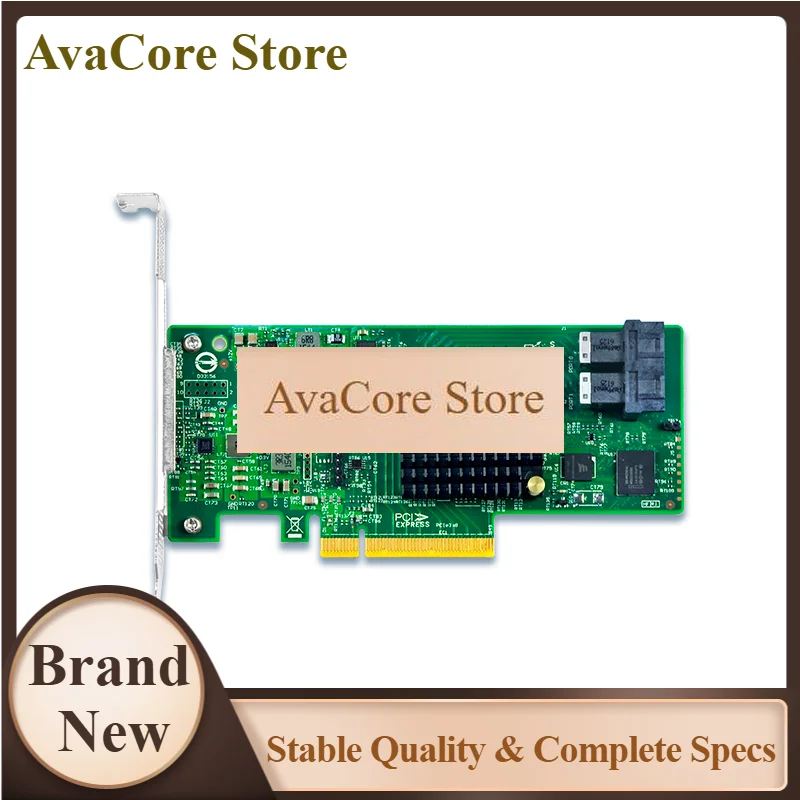 AvaCore3008-8I PCIe3.0 ×8 To Internal 8 Ports 12Gb/s SAS/SATA RAID Card SAS3 Support RAID 0 And RAID 1, 9311-8I