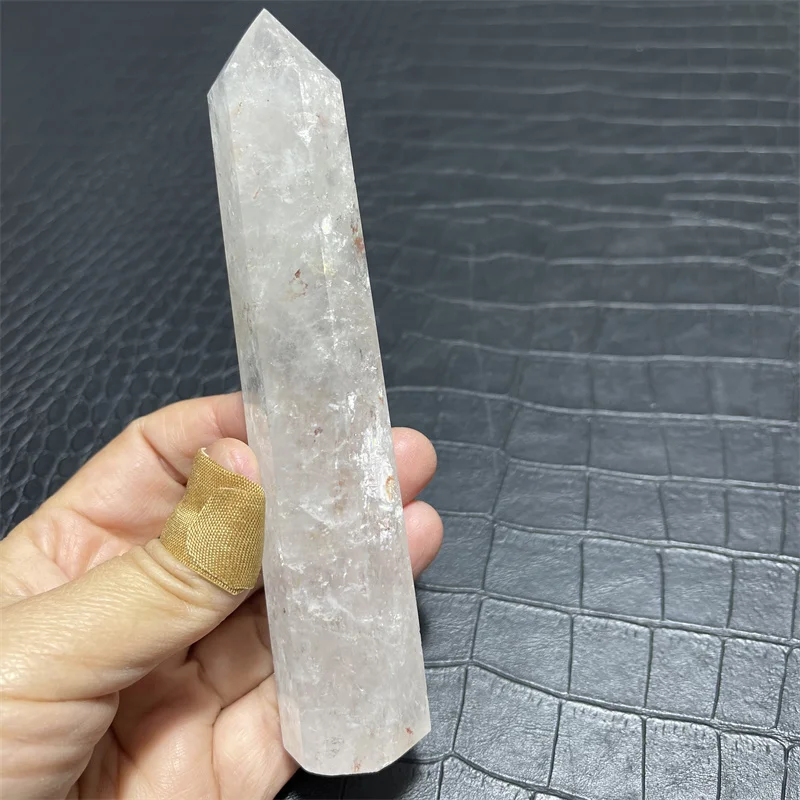 Natural Clear Quartz Crystal Tower Stone Point Home Decor feng shui Wand Witchcraft Reiki Meditation and Chakra Healing Crystals