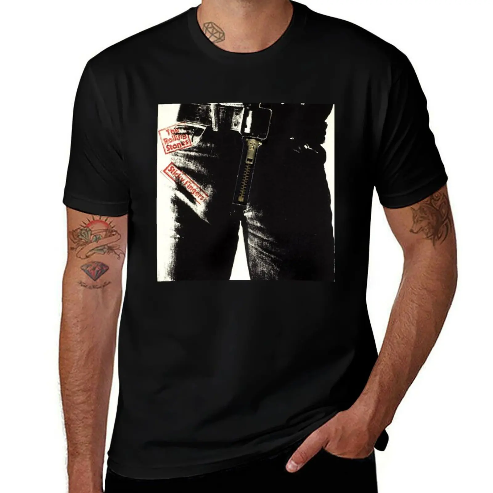Sticky Fingers T-Shirt Trendy Casual Short Sleeve Shirt