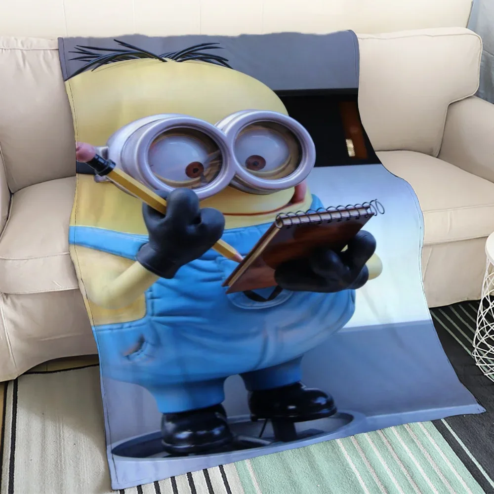 Thermal Blankets for Bed Blanket 150cm X 200cm M-minionS Fluffy Soft Blankets Sofa Decoration Cute Throw Blanket Luxury Cobija