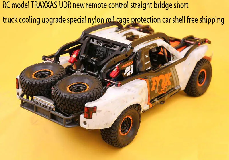TRAXXAS UDR'c fully upgraded remote control straight bridge short truck cooling upgrade dedicated nylon roll cage protection veh