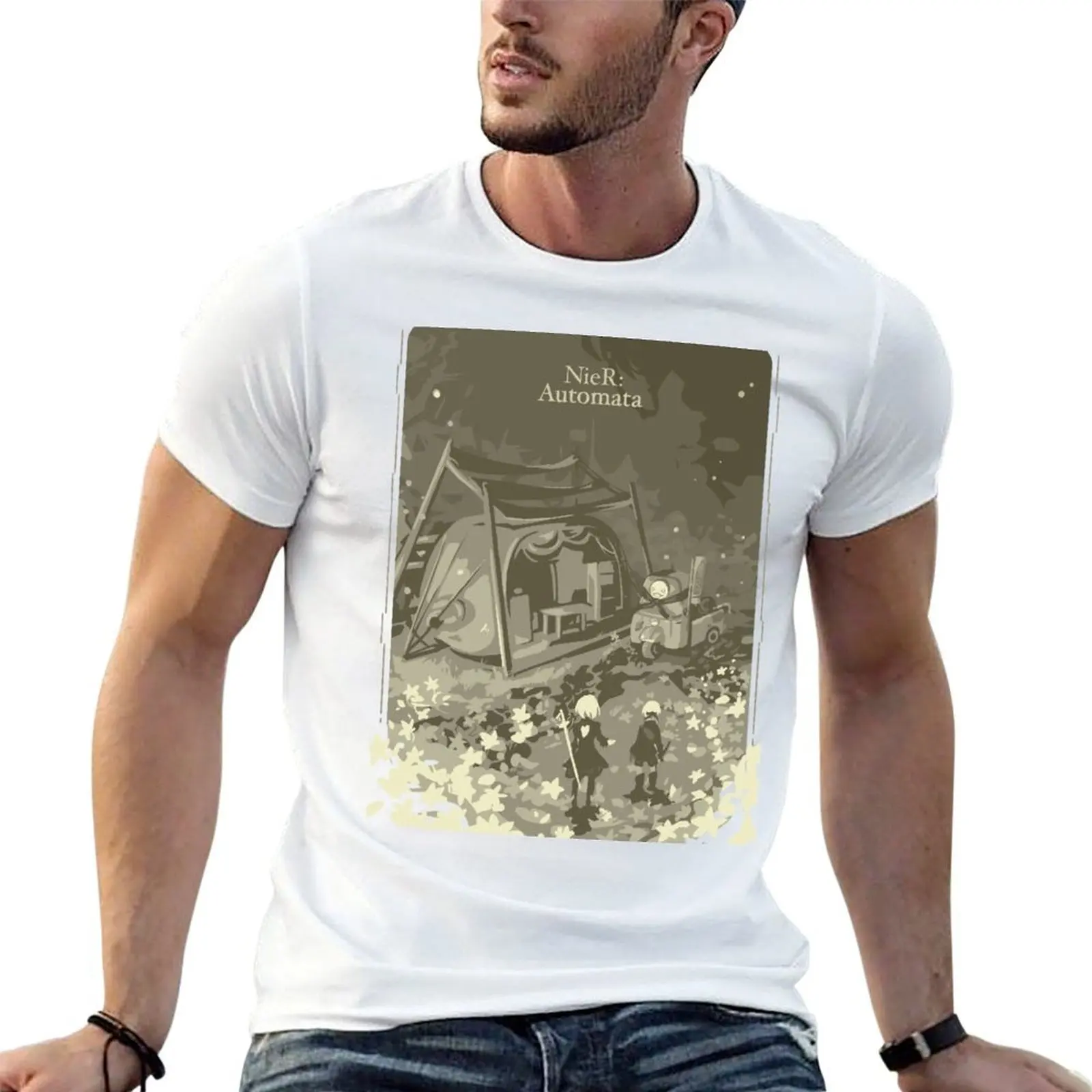 NieR Automata T-Shirt summer 2026 summer shirt black t shirts for men