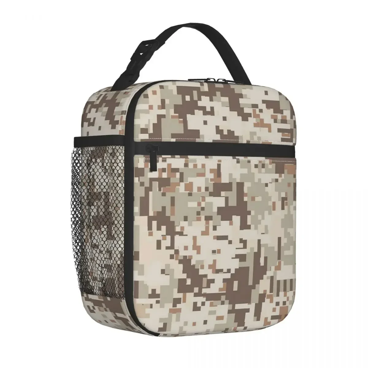 Desert Camo Insulated Lunch Bag Multicam Lunch Container Reusable Cooler Thermal Lunch Box Picnic