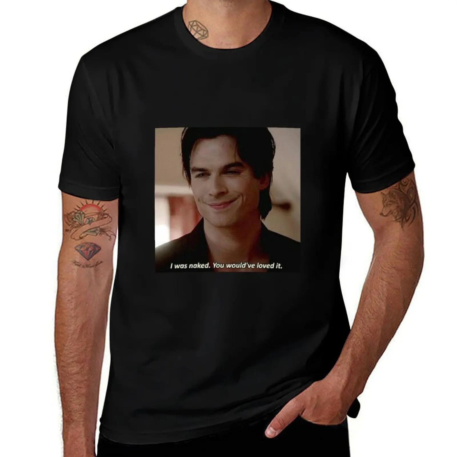 T-shirt Damon Salvator, t-shirt de travail décontracté et résistant