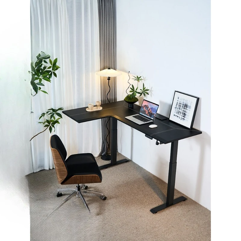 

Corner lifting table double motor lifting table legs simple household black