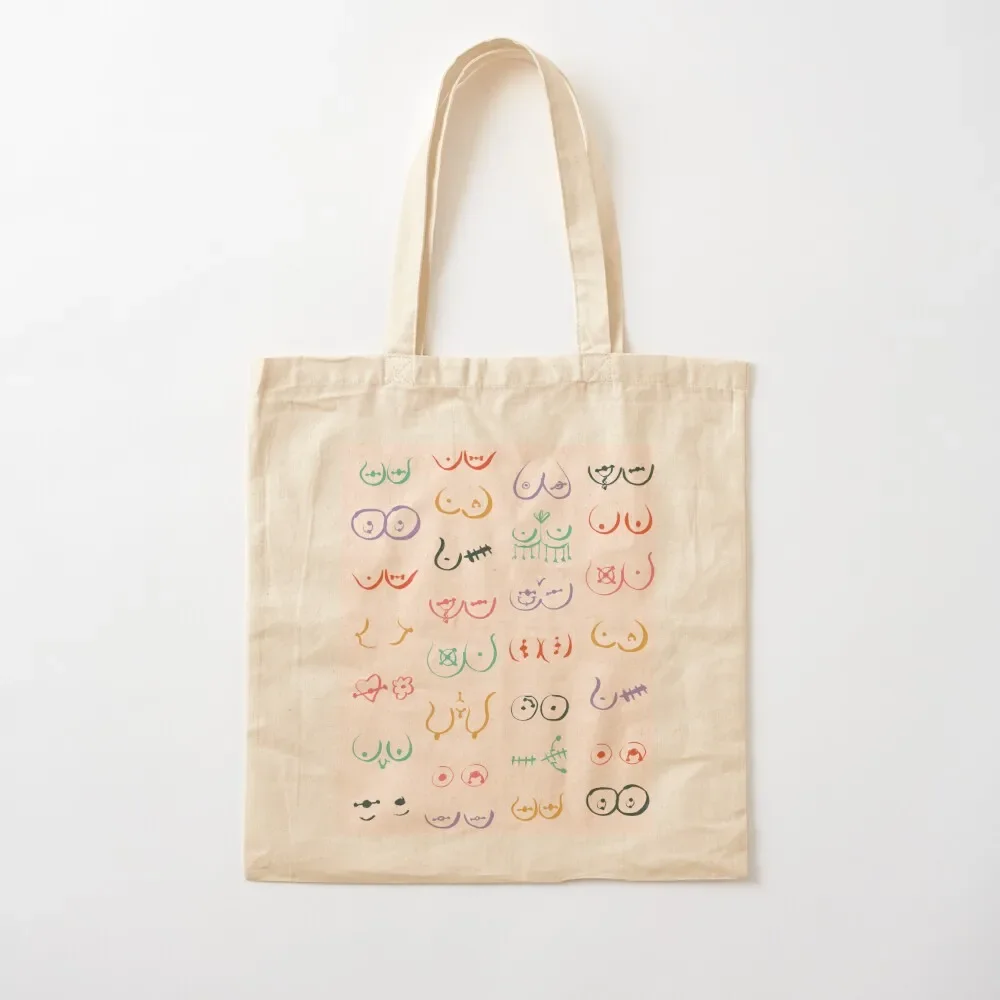 

Pastel Boobs Piercing Drawing Tote Bag Big bag canvas tote bags Tote Bag