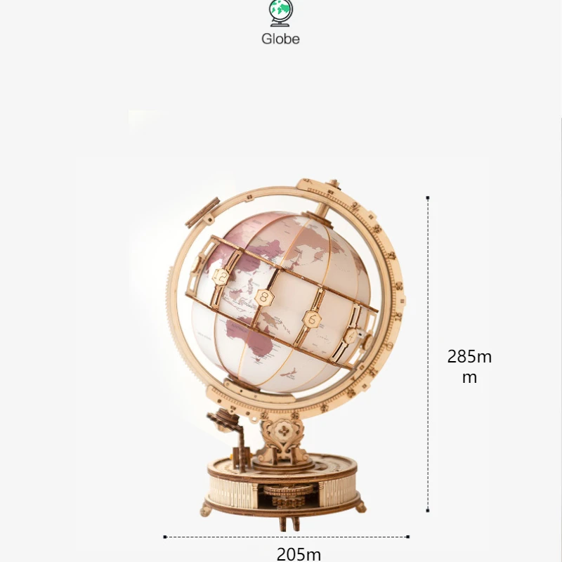 나무 공예 장식 조명 나무 건축자 모델 빌딩 블록, 빛나는 글로브, 3D 퍼즐 장난감, DIY 조립 모델 장난감 선물